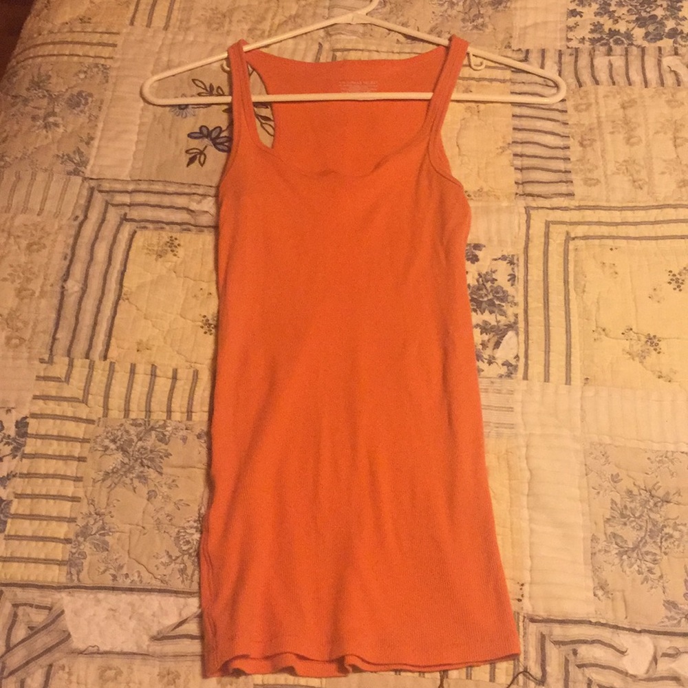 Super soft orange tank Victoria’s Secret